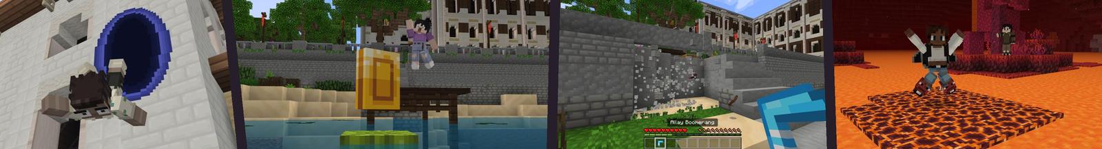 Panorama of the Minecraft Bedrock Marketplace product Mob Tools created by Cubed Creations.