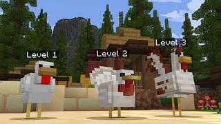 Screenshot of the Minecraft Bedrock Marketplace product Mobs Evolve created by Cubed Creations.