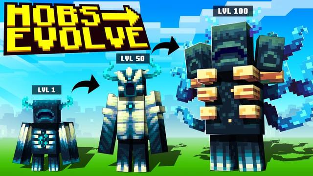 Thumbnail of the Minecraft Bedrock Marketplace product Mobs Evolve created by Cubed Creations.