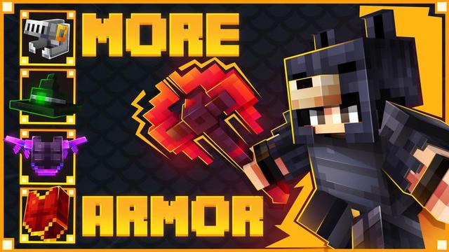 Thumbnail of the Minecraft Bedrock Marketplace product More Armor created by Cubed Creations.