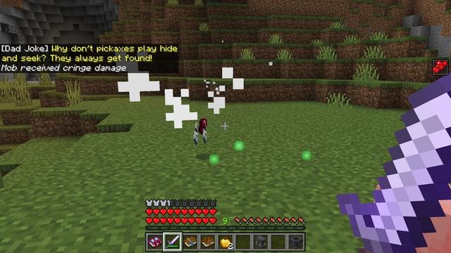 Screenshot of the Minecraft Bedrock Marketplace product More Enchantments Add-On created by Cubed Creations.
