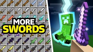 Thumbnail of the Minecraft Bedrock Marketplace product More Swords created by Cubed Creations.