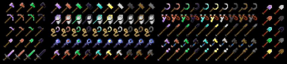 Panorama of the Minecraft Bedrock Marketplace product More Tools created by Cubed Creations.