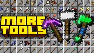 Thumbnail of the Minecraft Bedrock Marketplace product More Tools created by Cubed Creations.