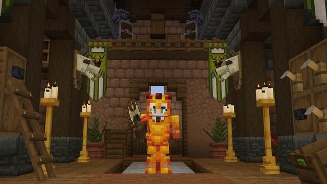 Screenshot of the Minecraft Bedrock Marketplace product More Weapons created by Cubed Creations.