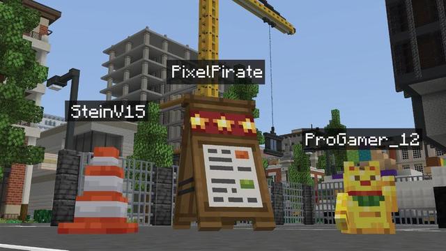 Screenshot of the Minecraft Bedrock Marketplace product Morph Into Furniture created by Cubed Creations.