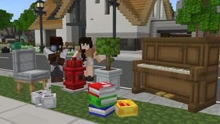 Screenshot of the Minecraft Bedrock Marketplace product Morph Into Furniture created by Cubed Creations.