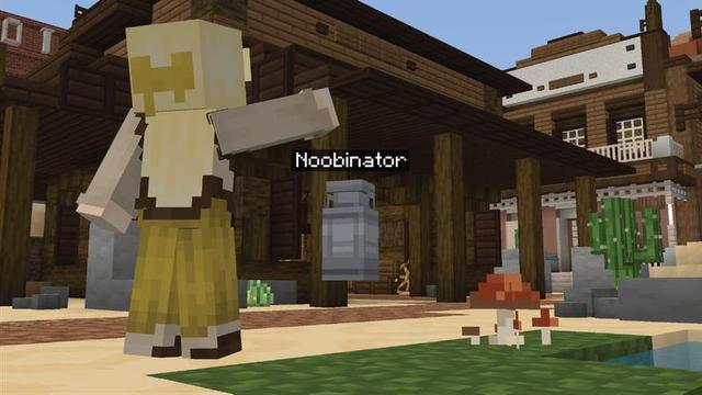 Screenshot of the Minecraft Bedrock Marketplace product Morph Into Furniture created by Cubed Creations.