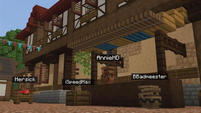 Screenshot of the Minecraft Bedrock Marketplace product Morph Into Furniture created by Cubed Creations.