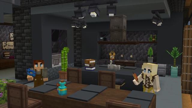 Screenshot of the Minecraft Bedrock Marketplace product Morph Into Furniture created by Cubed Creations.