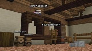 Screenshot of the Minecraft Bedrock Marketplace product Morph Into Furniture created by Cubed Creations.
