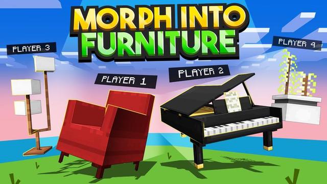 Thumbnail of the Minecraft Bedrock Marketplace product Morph Into Furniture created by Cubed Creations.