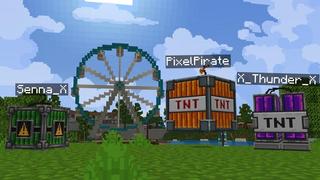 Screenshot of the Minecraft Bedrock Marketplace product Morph Into TNT created by Cubed Creations.