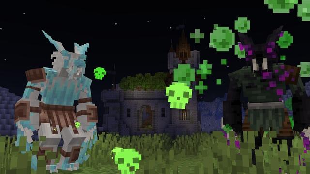 Screenshot of the Minecraft Bedrock Marketplace product Morph Into Werewolves created by Cubed Creations.