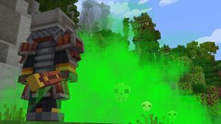 Screenshot of the Minecraft Bedrock Marketplace product Ninja Weapons created by Cubed Creations.