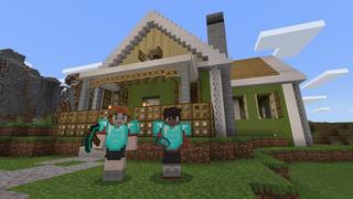 Screenshot of the Minecraft Bedrock Marketplace product Noob vs Pro Underground Base created by Cubed Creations.