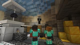 Screenshot of the Minecraft Bedrock Marketplace product Noob vs Pro vs Hacker created by Cubed Creations.