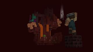 Screenshot of the Minecraft Bedrock Marketplace product One Block: Raining Mobs created by Cubed Creations.