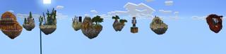 Panorama of the Minecraft Bedrock Marketplace product One Block Skyblock! created by Cubed Creations.