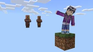 Screenshot of the Minecraft Bedrock Marketplace product One Block Skyblock! created by Cubed Creations.