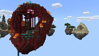 Screenshot of the Minecraft Bedrock Marketplace product One Block Skyblock! created by Cubed Creations.