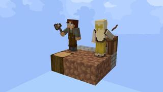 Screenshot of the Minecraft Bedrock Marketplace product One Block created by Cubed Creations.