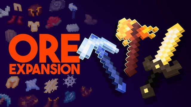 Thumbnail of the Minecraft Bedrock Marketplace product Ore Expansion created by Cubed Creations.