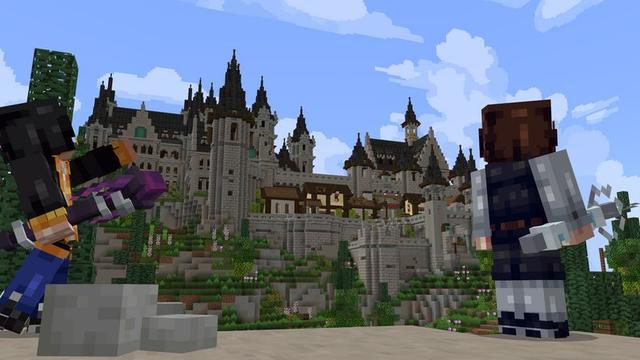 Screenshot of the Minecraft Bedrock Marketplace product Overpowered Wands created by Cubed Creations.