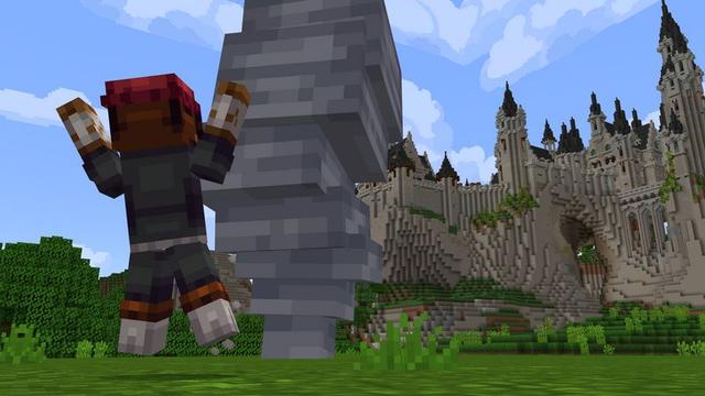 Screenshot of the Minecraft Bedrock Marketplace product Overpowered Wands created by Cubed Creations.