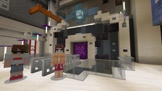 Screenshot of the Minecraft Bedrock Marketplace product Parkour Through Time created by Cubed Creations.