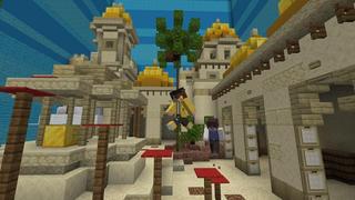 Screenshot of the Minecraft Bedrock Marketplace product Parkour Through Time created by Cubed Creations.