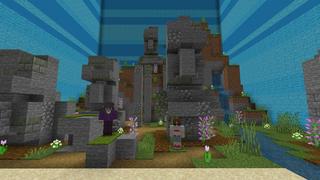 Screenshot of the Minecraft Bedrock Marketplace product Parkour Through Time created by Cubed Creations.