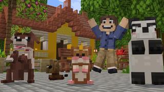 Screenshot of the Minecraft Bedrock Marketplace product Pets created by Cubed Creations.