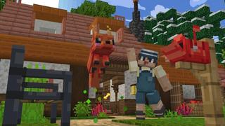 Screenshot of the Minecraft Bedrock Marketplace product Pets created by Cubed Creations.