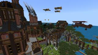 Screenshot of the Minecraft Bedrock Marketplace product Planes created by Cubed Creations.