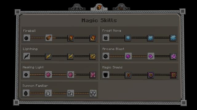 Screenshot of the Minecraft Bedrock Marketplace product Player Skills Pro Add-On created by Cubed Creations.