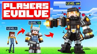 Thumbnail of the Minecraft Bedrock Marketplace product Players Evolve created by Cubed Creations.