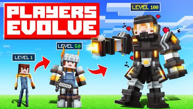 Thumbnail of the Minecraft Bedrock Marketplace product Players Evolve created by Cubed Creations.
