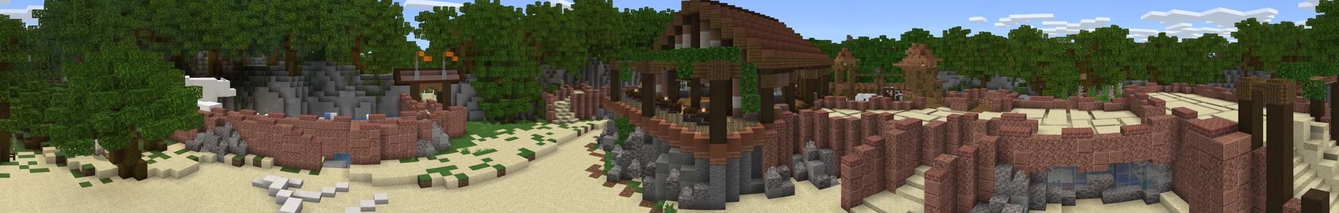 Panorama of the Minecraft Bedrock Marketplace product Random Mob Sizes: Mega & Mini created by Cubed Creations.