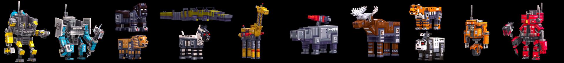 Panorama of the Minecraft Bedrock Marketplace product Robot Battle Arena created by Cubed Creations.