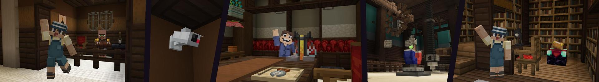 Panorama of the Minecraft Bedrock Marketplace product Secret Bunker Base created by Cubed Creations.
