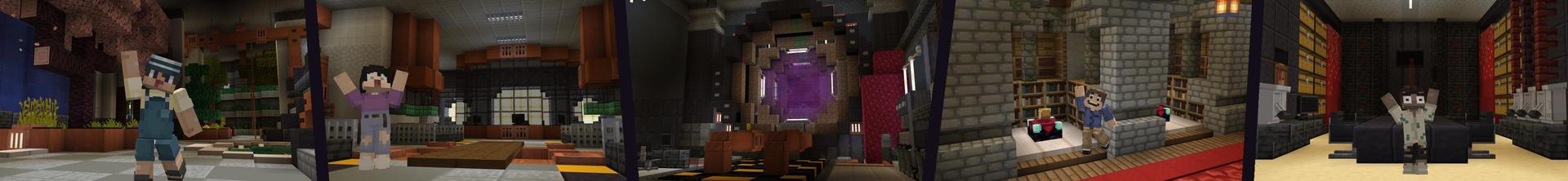 Panorama of the Minecraft Bedrock Marketplace product Secret Cactus Base created by Cubed Creations.
