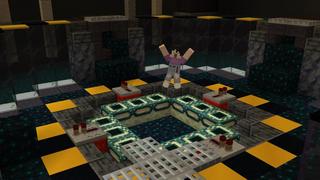 Screenshot of the Minecraft Bedrock Marketplace product Secret Cactus Base created by Cubed Creations.