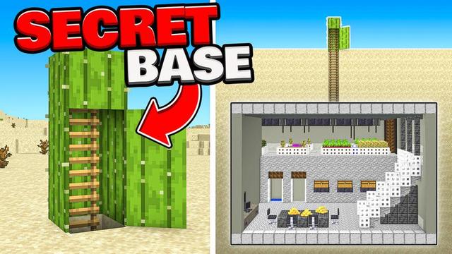 Thumbnail of the Minecraft Bedrock Marketplace product Secret Cactus Base created by Cubed Creations.