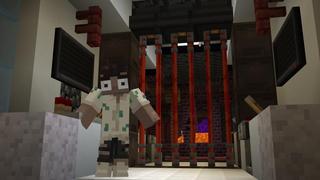 Screenshot of the Minecraft Bedrock Marketplace product Secret Skyblock Bunker created by Cubed Creations.