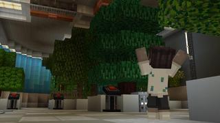 Screenshot of the Minecraft Bedrock Marketplace product Secret Skyblock Bunker created by Cubed Creations.