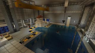 Screenshot of the Minecraft Bedrock Marketplace product Secret Underground Base created by Cubed Creations.