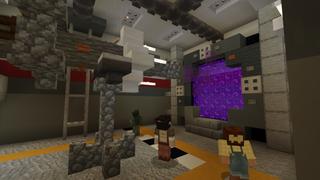 Screenshot of the Minecraft Bedrock Marketplace product Secret Underground Base created by Cubed Creations.