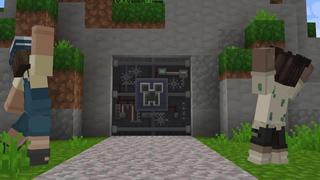 Screenshot of the Minecraft Bedrock Marketplace product Security Bunker created by Cubed Creations.