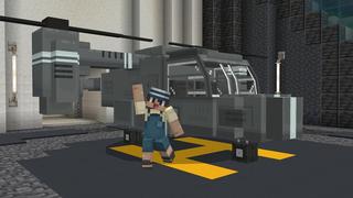 Screenshot of the Minecraft Bedrock Marketplace product Security Bunker created by Cubed Creations.